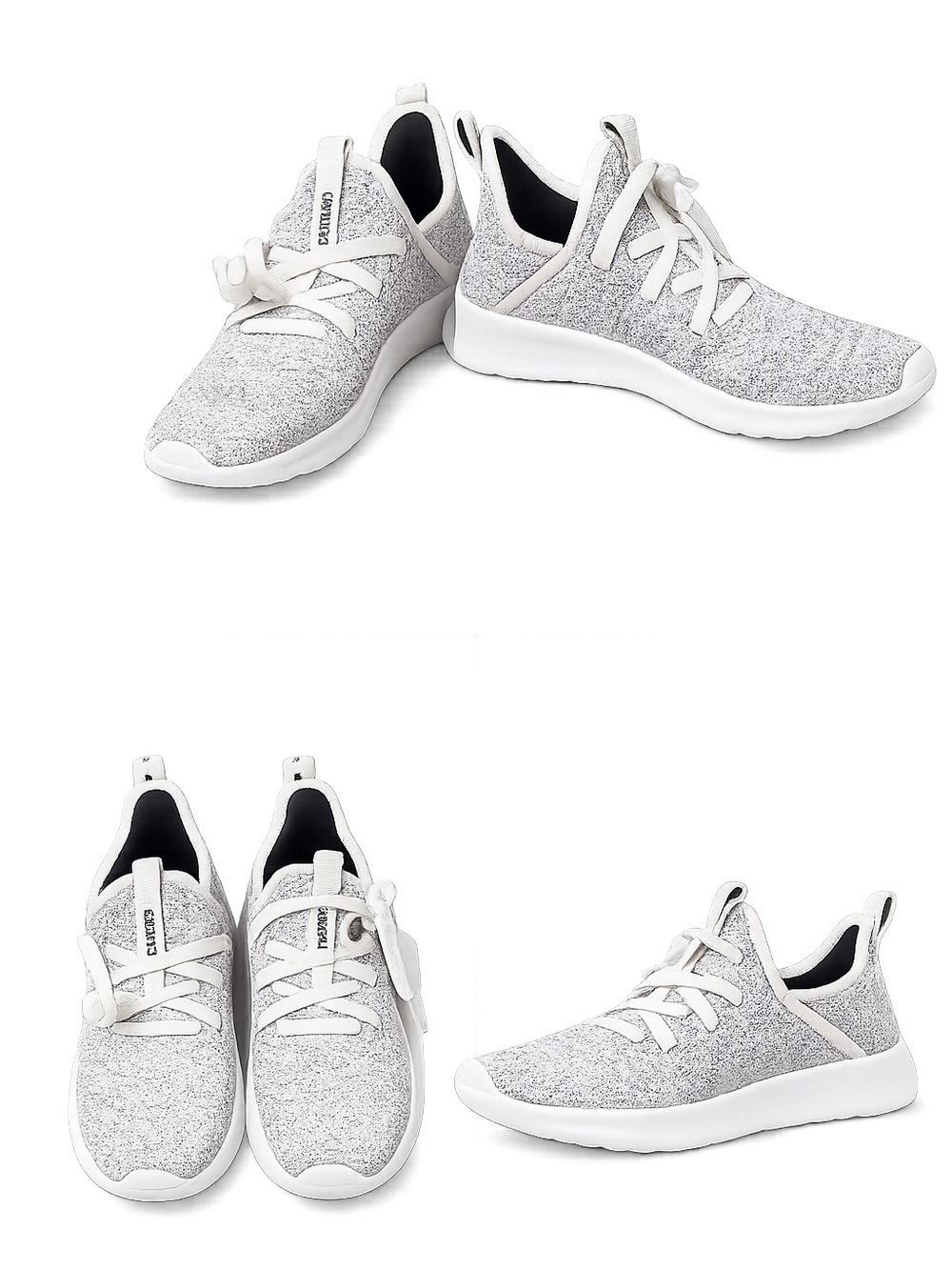 Light Gray Knit Women's Casual Sneakers - Comfortable Everyday Shoes
